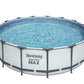 Bestway 56438 piscina fuoriterra Steel Pro 457x122 cm Pompa di Filtraggio Scala