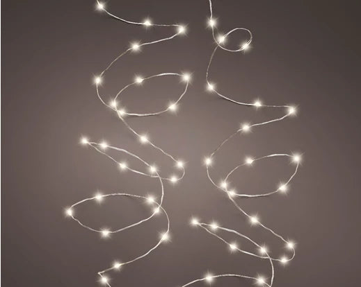 Luci di Natale LED per Albero di Natale da Interno 6 m 120 Luce CALDA 49.7069