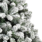 Albero di Natale "Imperial Pine" innevato in PVC, 270 cm, colore: Verde bianco